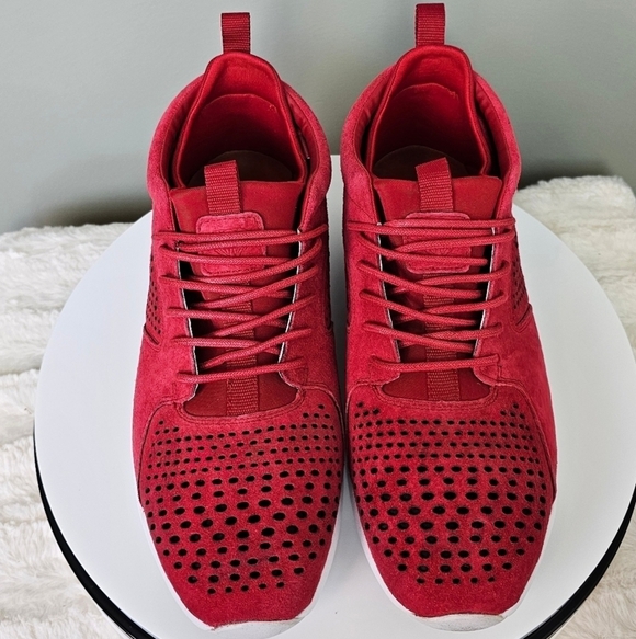 Diamond Supply Co Quest Mid Lace Up Sneakers, RED, 10.5 Men\'s main image 14